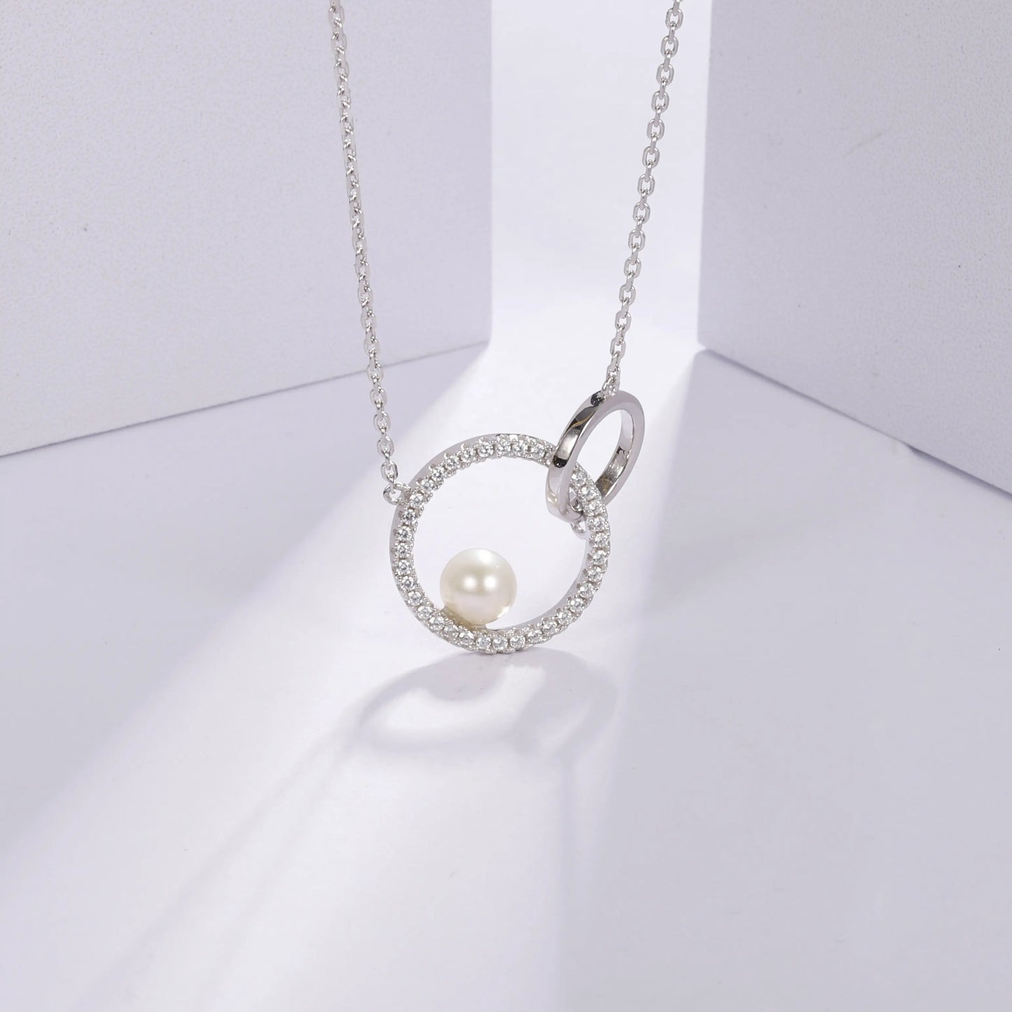 Infinity Pearl Necklace